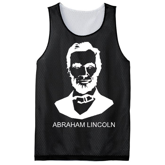 Abraham Lincoln Portrait President Mesh Reversible Basketball Jersey Tank