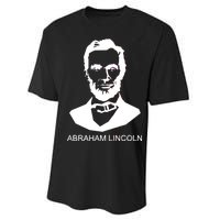 Abraham Lincoln Portrait President Performance Sprint T-Shirt