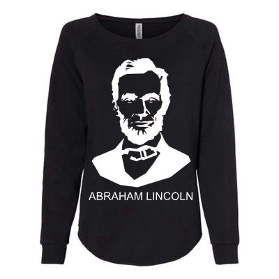 Abraham Lincoln Portrait President Womens California Wash Sweatshirt