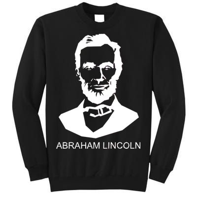 Abraham Lincoln Portrait President Tall Sweatshirt