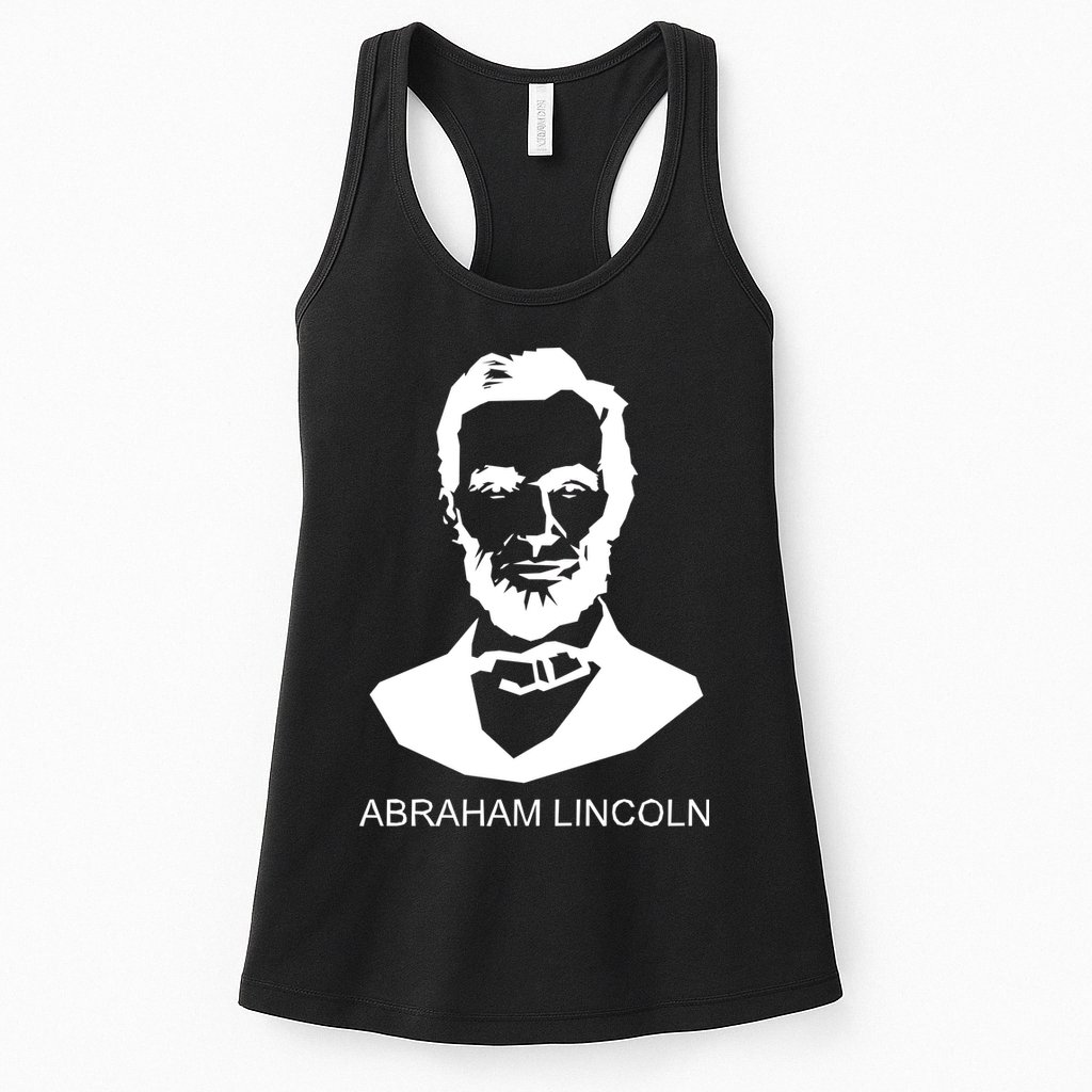 Abraham Lincoln Portrait President Womens Tank Top