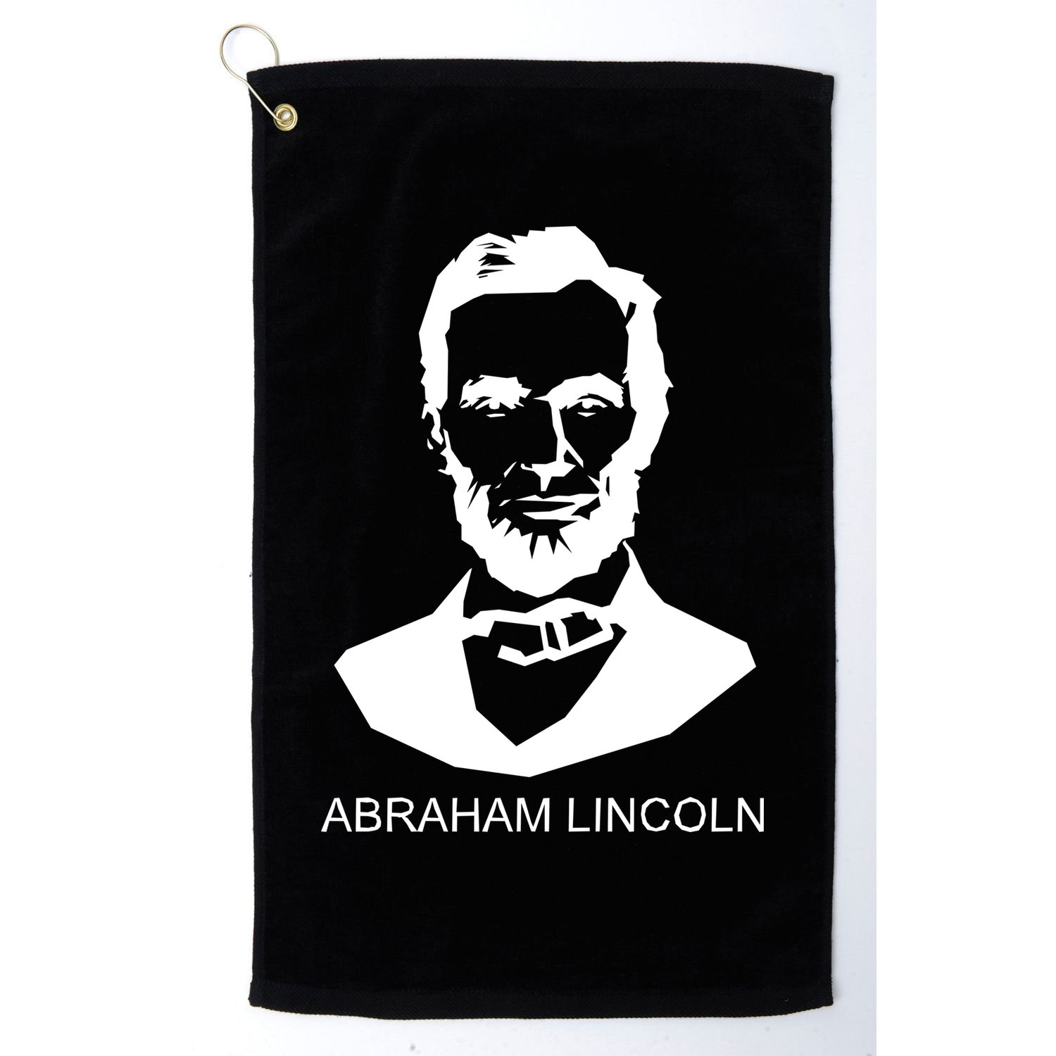 Abraham Lincoln Portrait President Golf Towel