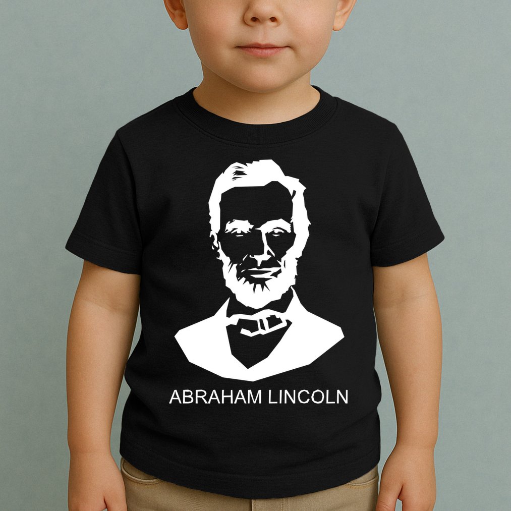 Abraham Lincoln Portrait President Toddler T-Shirt