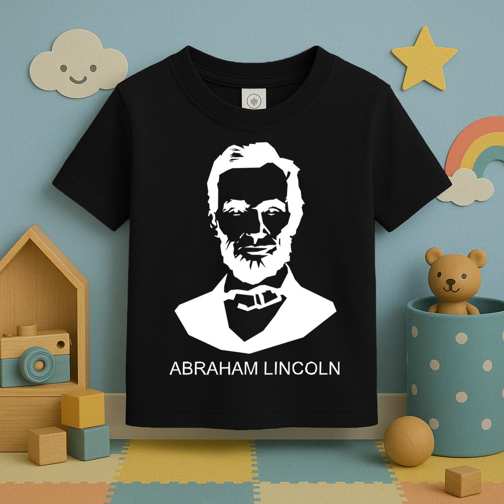 Abraham Lincoln Portrait President Toddler T-Shirt