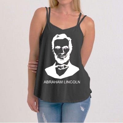 Abraham Lincoln Portrait President Women's Strappy Tank