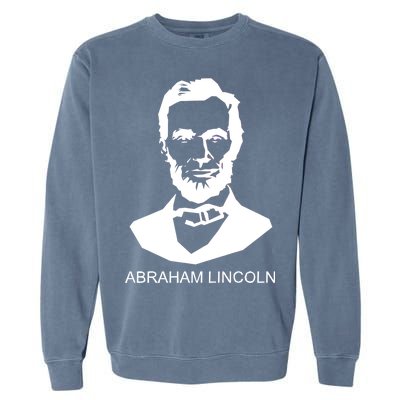 Abraham Lincoln Portrait President Garment-Dyed Sweatshirt