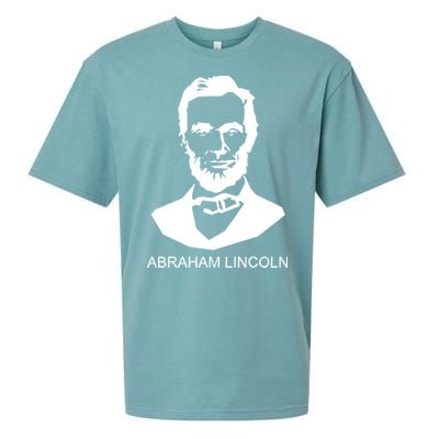 Abraham Lincoln Portrait President Sueded Cloud Jersey T-Shirt