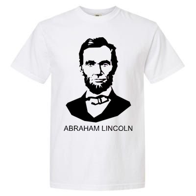 Abraham Lincoln Portrait President Garment-Dyed Heavyweight T-Shirt