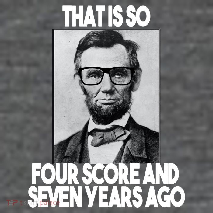 Abraham Lincoln Seven years Ago Tank Top