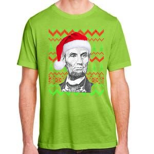 Abraham Lincoln Ugly Christmas Sweater Adult ChromaSoft Performance T-Shirt