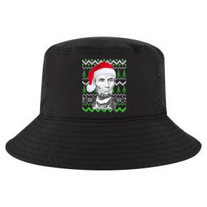 Abraham Lincoln Ugly Christmas Sweater Cool Comfort Performance Bucket Hat