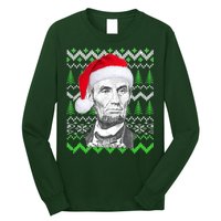 Abraham Lincoln Ugly Christmas Sweater Long Sleeve Shirt