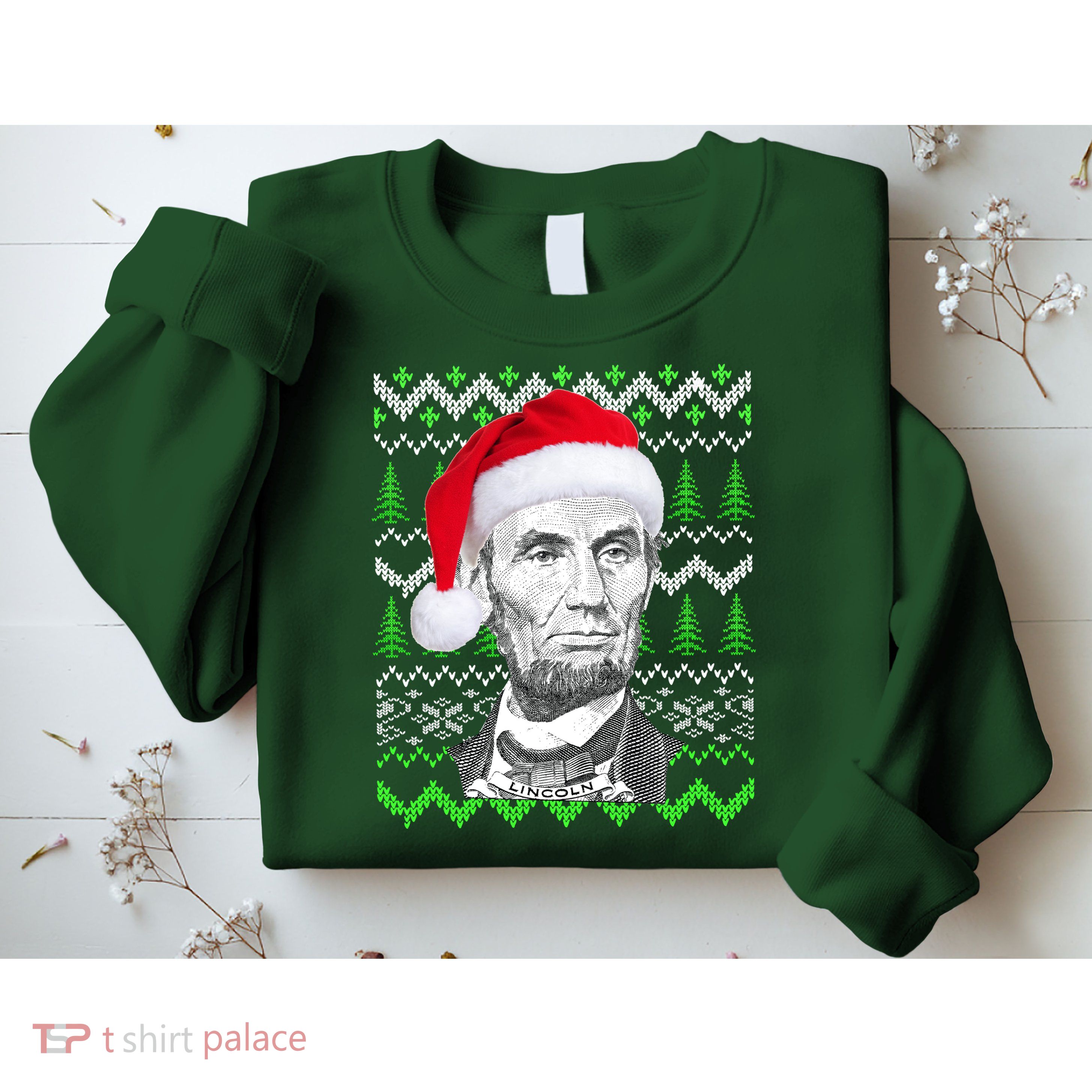 Abraham Lincoln Ugly Christmas Sweater Sweatshirt