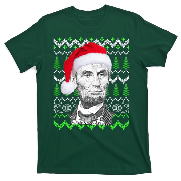 Abraham Lincoln Ugly Christmas Sweater T-Shirt