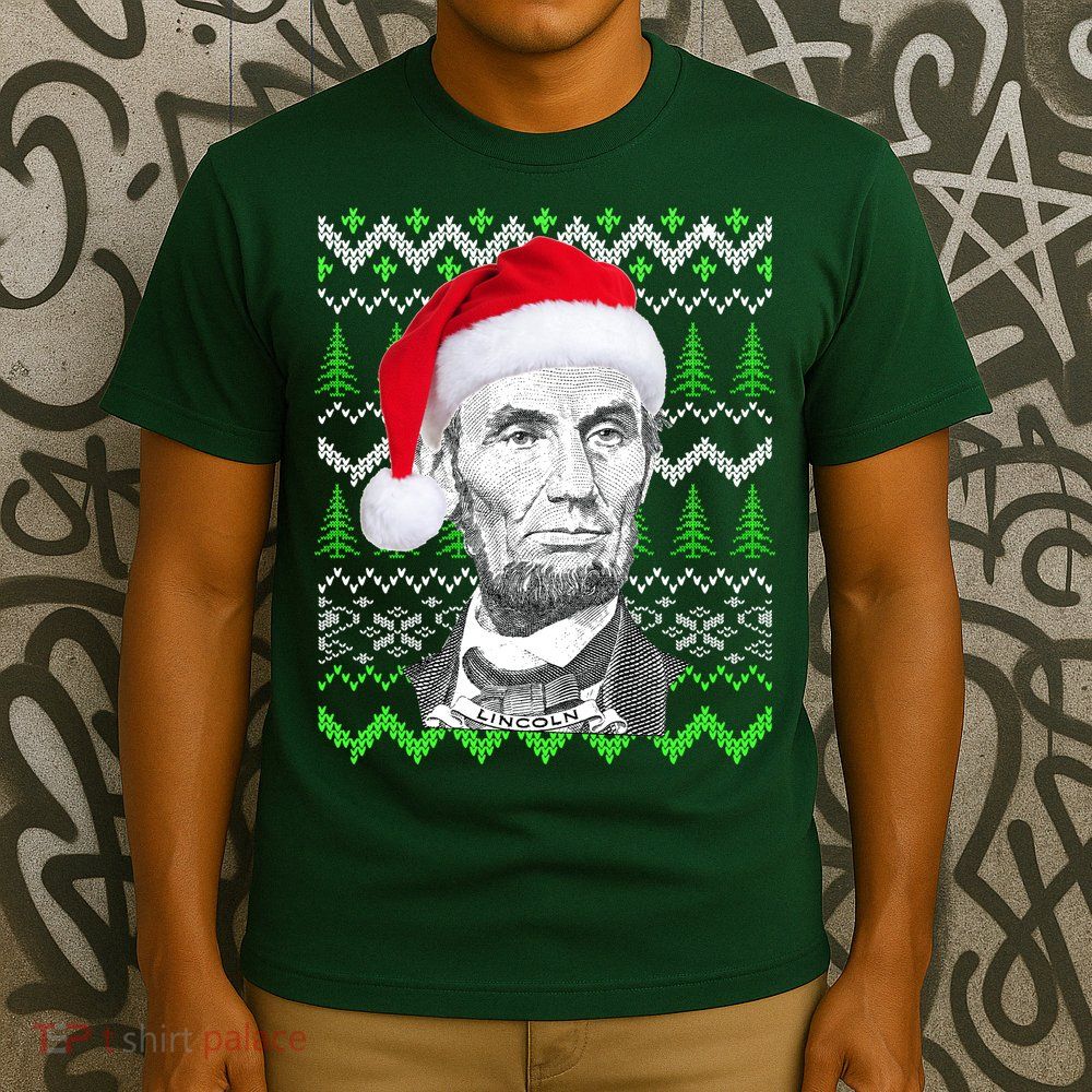Abraham Lincoln Ugly Christmas Sweater T-Shirt