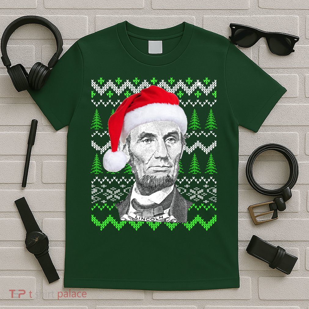 Abraham Lincoln Ugly Christmas Sweater T-Shirt