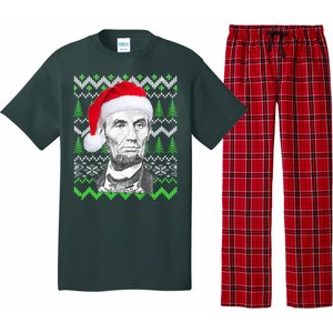 Abraham Lincoln Ugly Christmas Sweater Pajama Set