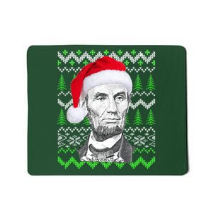 Abraham Lincoln Ugly Christmas Sweater Mousepad