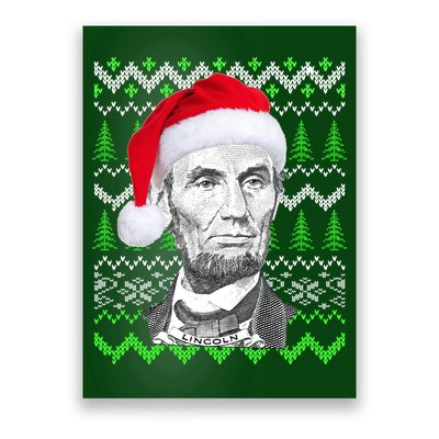Abraham Lincoln Ugly Christmas Sweater Poster
