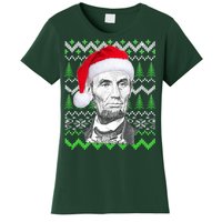 Abraham Lincoln Ugly Christmas Sweater Women's T-Shirt