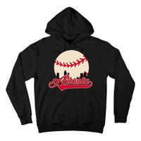 Atlanta Baseball Skyline Georgia Atlanta Tall Hoodie