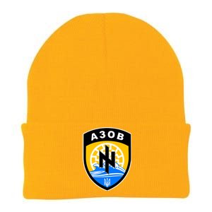 Azov Battalion Support Ukraine Military Knit Cap Winter Beanie