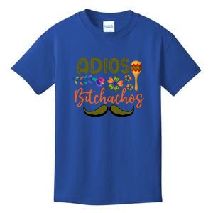 Adios Bitchachos Sombrero Fiesta Mexico Funny Cinco De Mayo Kids T-Shirt