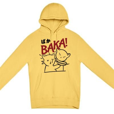 Anime Baka Slap Japan Anime Lover Gift Premium Pullover Hoodie