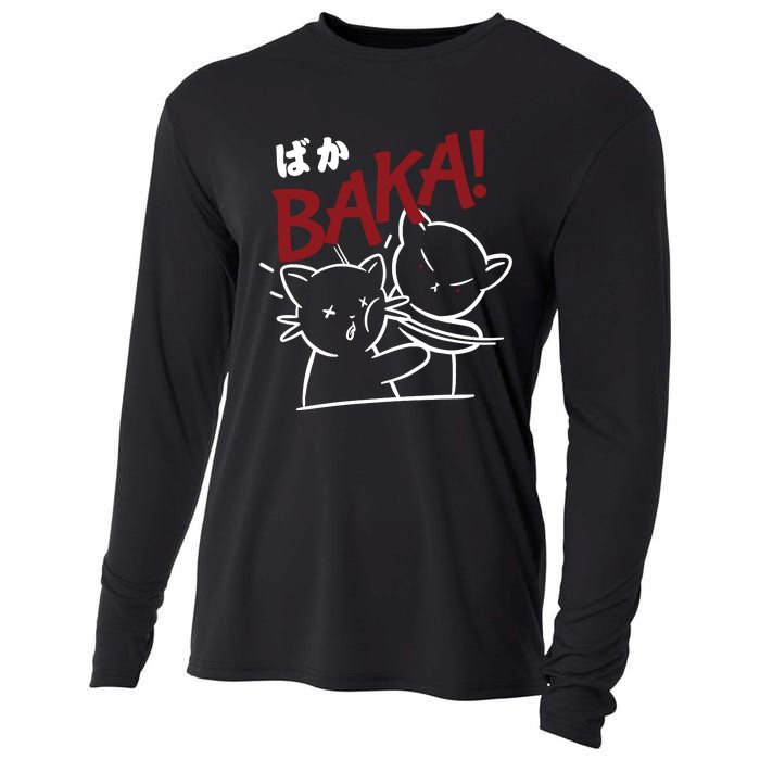 Anime Baka Slap Japan Anime Lover Gift Cooling Performance Long Sleeve Crew