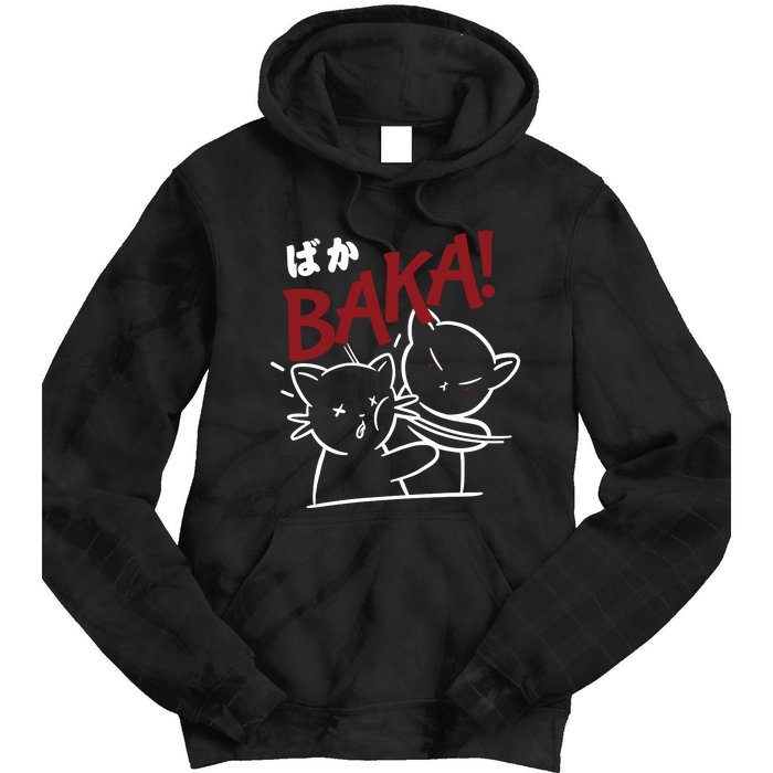 Anime Baka Slap Japan Anime Lover Gift Tie Dye Hoodie