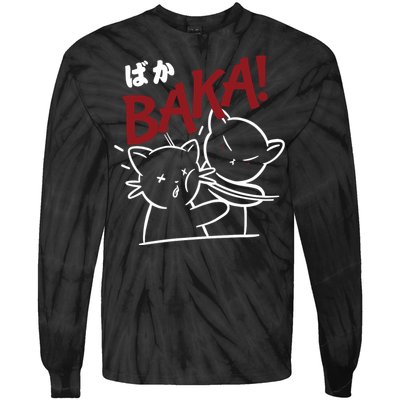 Anime Baka Slap Japan Anime Lover Gift Tie-Dye Long Sleeve Shirt