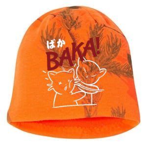 Anime Baka Slap Japan Anime Lover Gift Kati - Camo Knit Beanie