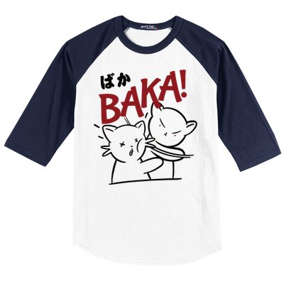 Anime Baka Slap Japan Anime Lover Gift Baseball Sleeve Shirt