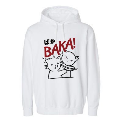 Anime Baka Slap Japan Anime Lover Gift Garment-Dyed Fleece Hoodie