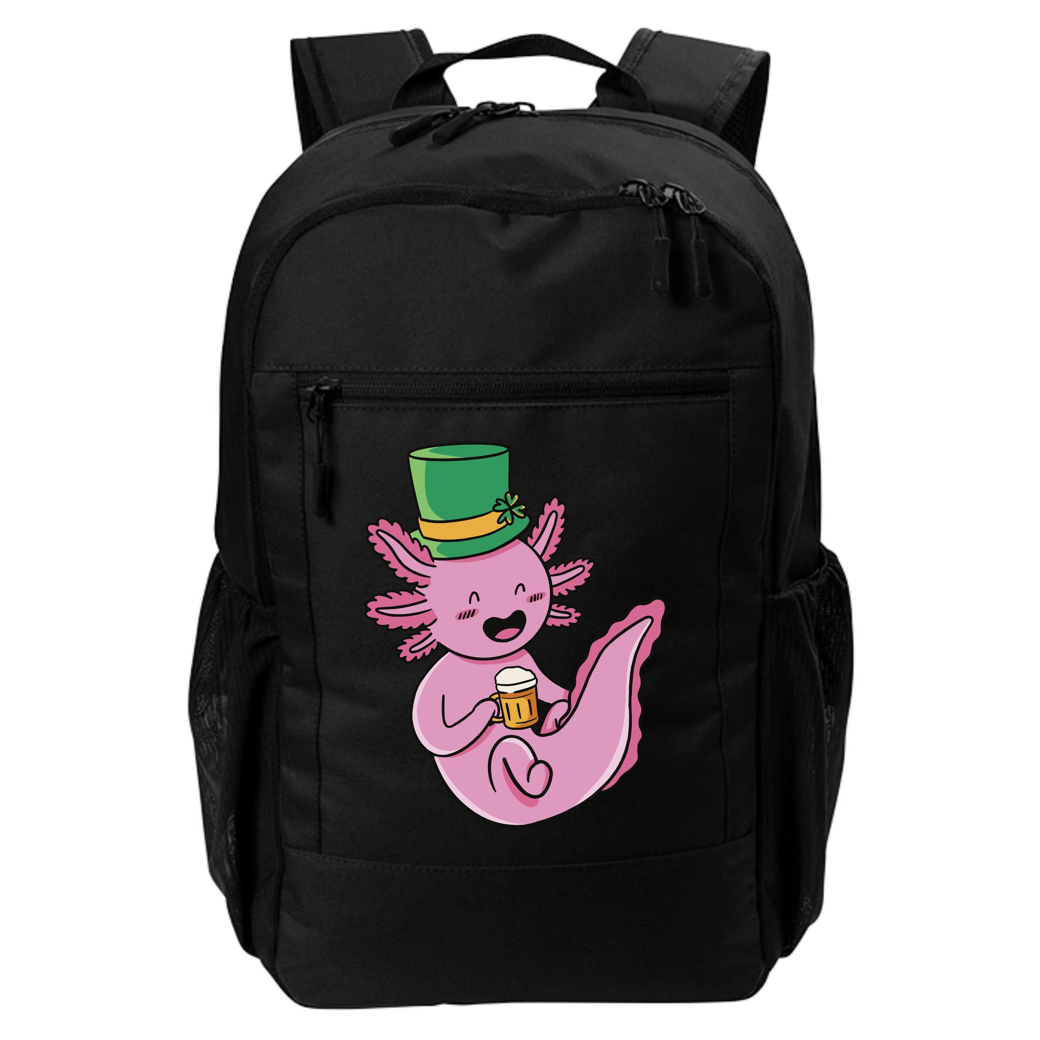 Axolotl Beer St Patrick's Day Backpack