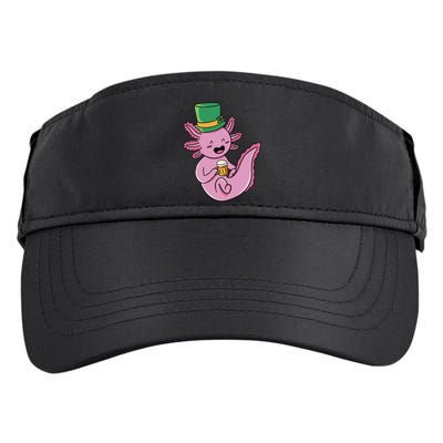 Axolotl Beer St Patrick's Day Adult Drive Performance Visor
