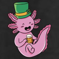 Axolotl Beer St Patrick's Day Adult Drive Performance Visor
