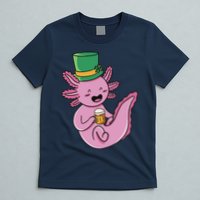 Axolotl Beer St Patrick's Day T-Shirt