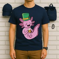 Axolotl Beer St Patrick's Day T-Shirt