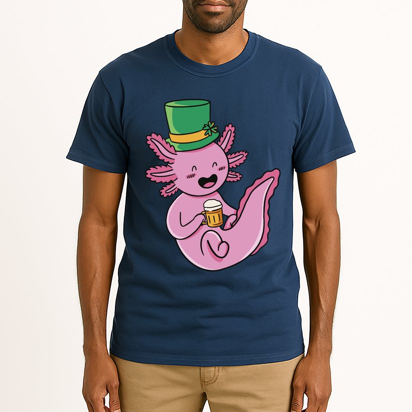 Axolotl Beer St Patrick's Day Tall T-Shirt