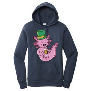 Axolotl Beer St Patrick's Day Women's Pullover Hoodie