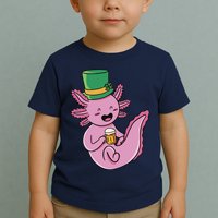Axolotl Beer St Patrick's Day Toddler T-Shirt