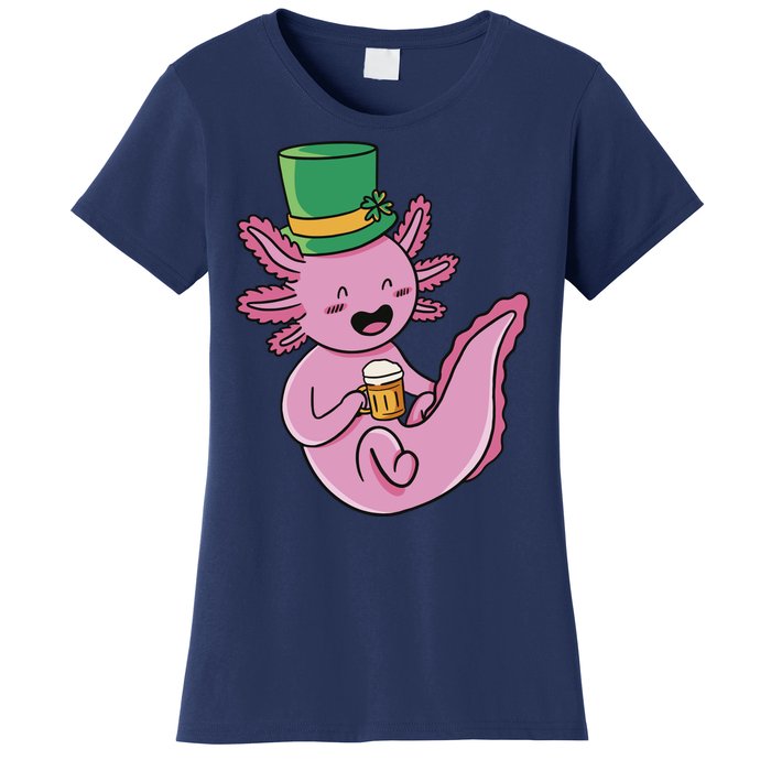 Axolotl Beer St Patrick's Day Women's T-Shirt