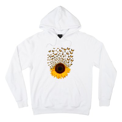 Adorable Butterfly Sunflower Hoodie