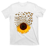 Adorable Butterfly Sunflower T-Shirt