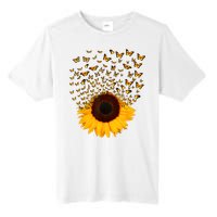 Adorable Butterfly Sunflower Tall Fusion ChromaSoft Performance T-Shirt