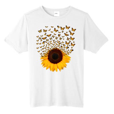 Adorable Butterfly Sunflower Tall Fusion ChromaSoft Performance T-Shirt