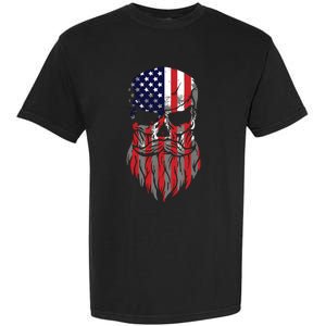 American Beard Skull Garment-Dyed Heavyweight T-Shirt