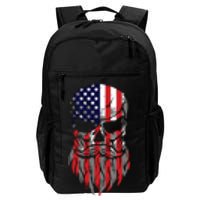 American Beard Skull Daily Commute Backpack