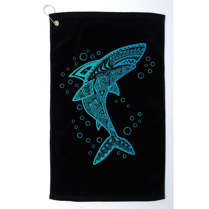 AQUA BOHO SHARK Golf Towel